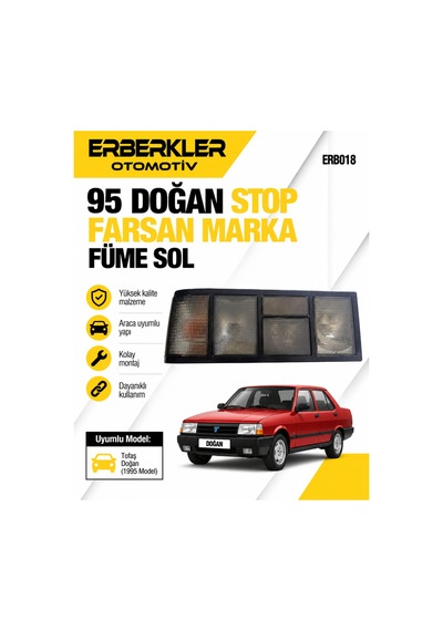 95 Doğan Stop Farsan Marka Füme Sol - Erb138