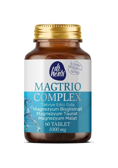 Tr Magtrio Complex Magnezyum Bisglisinat, Taurat Ve Malat 60 Tablet