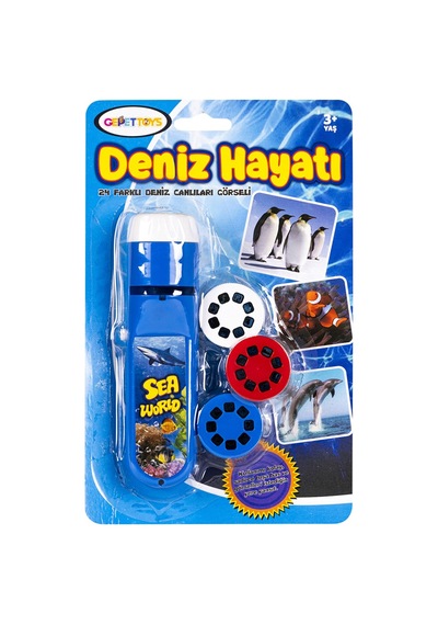 Gepettoys Pilli Projektörlü El Feneri - 7 Adet Tarı