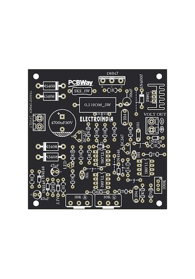 Amfiler Için Güç Kaynağı Devresi - 0-30V - 2Ma-3A