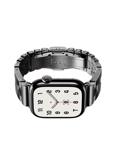 Apple Uyumlu  Watch  Ultra 2 49mm Redclick Krd-125 Oto Klips Metal Kordon Strap Kayış