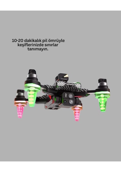 1080p Kameralı Drone Katlanabilir Tasarım Kolay Kullanım