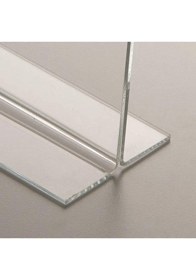 T Tipi Broşürlük Dikey Akrilik Şeffaf 5li Paket Akrilik Şeffaf, A4x210x297mm