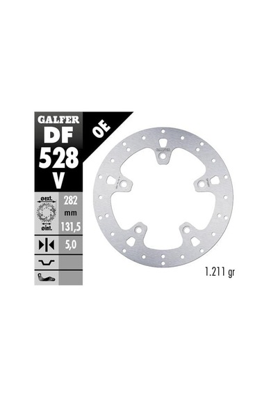 Yamaha T-max 560 Arka Fren Diski 282 Mm 2020 Sonrası Galfer Yuvarlak Sabit Disk