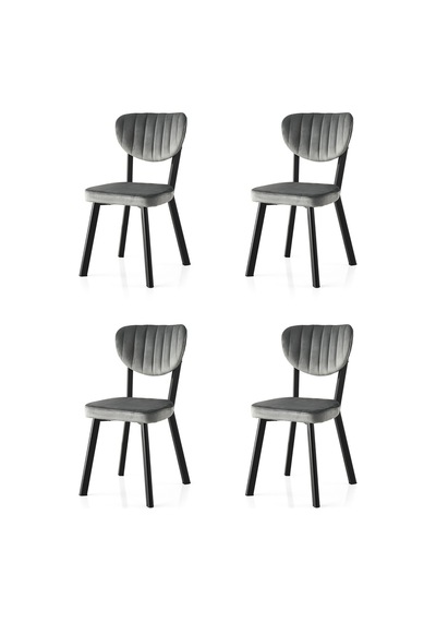 Star Demir Mutfak Sandalyesi 4 Lü Set 001