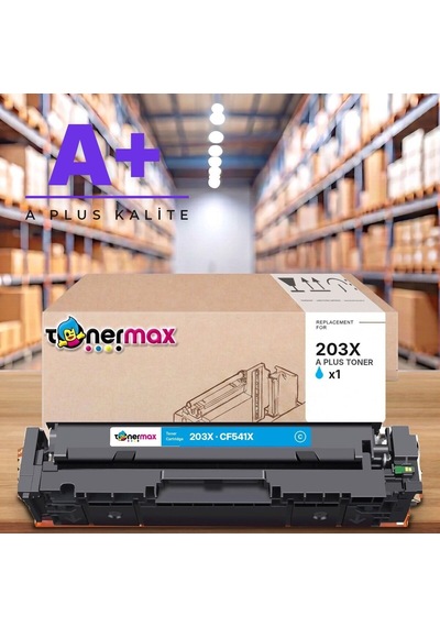 Hp 203x Cf541x Mavi Uyumlu Toner A Plus / Color Laserjet Pro M254 / M280 / M281