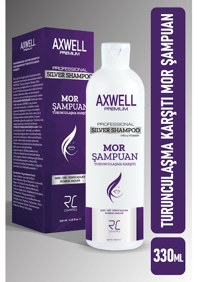 Rc Cosmetic Axwell Premium Professionel Silver Shampoo 330 ML