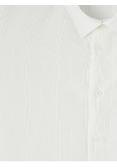 Lcw Vision Ekru Regular Fit Erkek Dokulu Gömlek