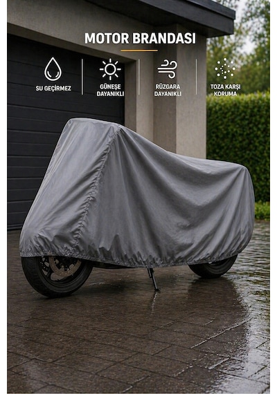 Sym Orbit Iı 125 Uyumlu Su Geçirmez Motosiklet Brandası Motor Branda