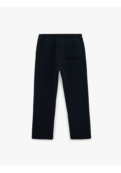 Koton Straight Fit Cep Detaylı Şardonlu Beli Lastikli Kışlık Eşofman Altı Lacivert 7wam40002mk Koton Straight Fit Cep Detaylı Şardonlu Beli Lastikli Kışlık Eşofman Altı Lacivert 7wam40002mk