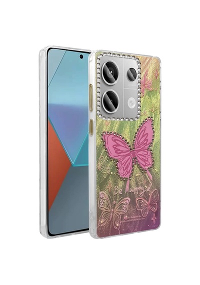 Redmi Note 13 Pro 4g Kılıf Blade Aynalı Desenli Kapak - Desen 5
