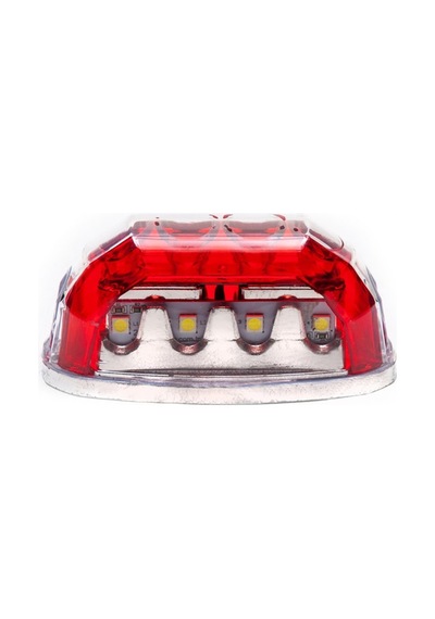 Ahmet Otomotiv 2 Adet Plaka Lambası Kırmızı Model 12v-24v