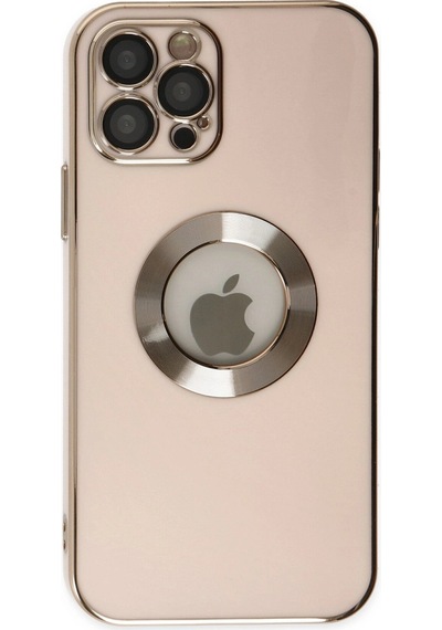 Apple Uyumlu iPhone 12 Pro Max Kılıf Store Silikon Pembe/