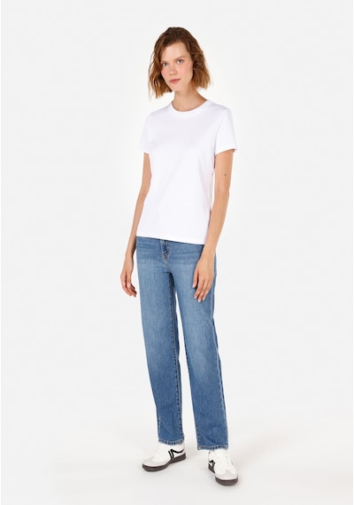 Colins 884 Lauren Düz Fit Yüksel Bel Düz Paça Mavi Kadın Pantolon Cl1070943 Denim Colins 884 Lauren Düz Fit Yüksel Bel Düz Paça Mavi Kadın Pantolon Cl1070943 Denim