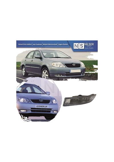 Toyota Corolla Uyumlu Sis Lamba Sol (kare Sis) 2002-2004