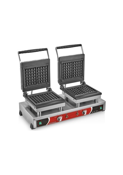 Kutlu Çiftli Kare Waffle Makinesi