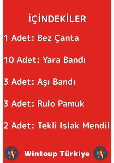 İlkyardımçantası Acil Müdahale Ev Iş Yeri Okul Outdoor Kamp Spor Ecza Bez Çantalı İlk Yardım Seti