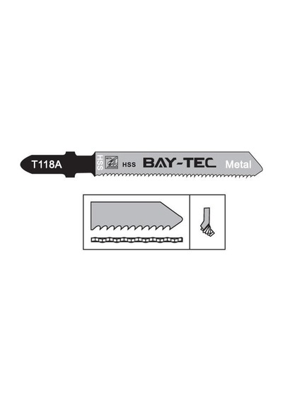T 118 A Metal Dekupaj Testere Ağzı Baytek-5li Set