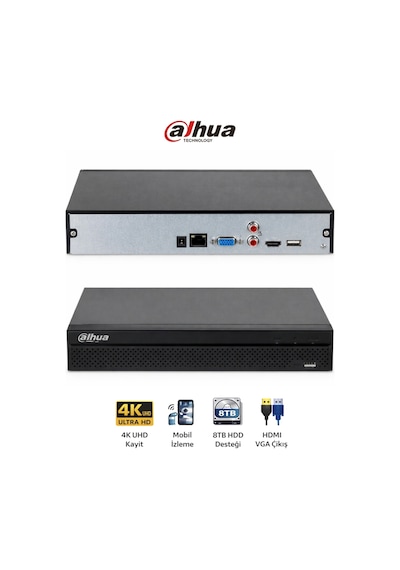 Nvr2104hs 4ks3 4 Kanal 4k Ip Kamera Nvr Recorder