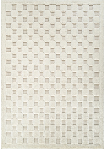 Kaşmir Halı Süpersoft Joy White 120x180 CM Salon Halısı