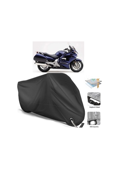 Honda St 1300 Pan European Motor Branda(Kilit Uyumlu-Siyah (457268629)