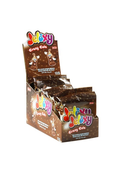 Jelaxy Cola (Kola) Yumuşak Şeker 80 Gr. 12 Adet (1 Kutu)