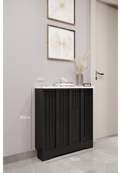 Dekoratif Petek Dolabı Kalorifer Peteği Kapatma Ünitesi Modern Tasarım İç Ölçü 76 Cm Dış Ölçü 80 Cm Petek 76 Siyah Üstü Beyaz D2 Dekoratif Petek Dolabı Kalorifer Peteği Kapatma Ünitesi Modern Tasarım İç Ölçü 76 Cm Dış Ölçü 80 Cm Petek 76 Siyah Üstü Beyaz D2
