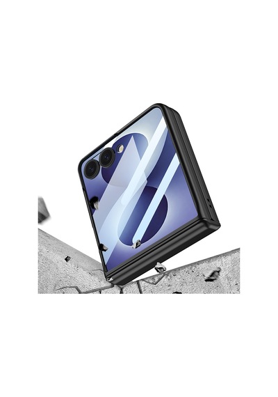 Galaxy Uyumlu Z Flip 8 Kılıf Pazarplus M-magnet Kılıf Gümüş