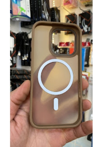 Apple iPhone Uyumlu  16 Pro Kamera Korumalı Mat Magsafe Wireless Şarj Destekli Renkli 45681