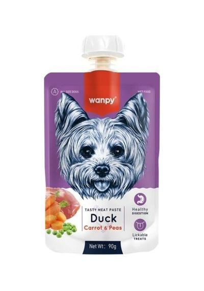 Wanpy Taze Ördekli&havuçlu Köpek Et Ezmesi 90 Gr Sku: Zeus8690010264268