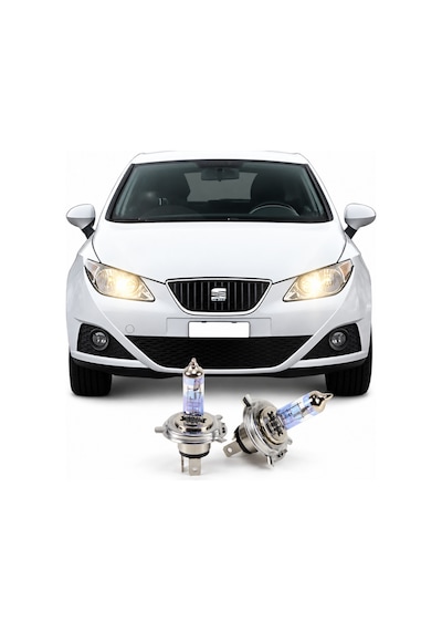 Seat Ibıza Mk3 Reference Halojen Sarı Kısa Ve Uzun Far Yedek Ampulü H4 Xtreme Vısıon %150 Xv 2 Adet
