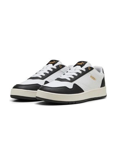Puma Court Classic Sneaker Beyaz - Siyah - Altın