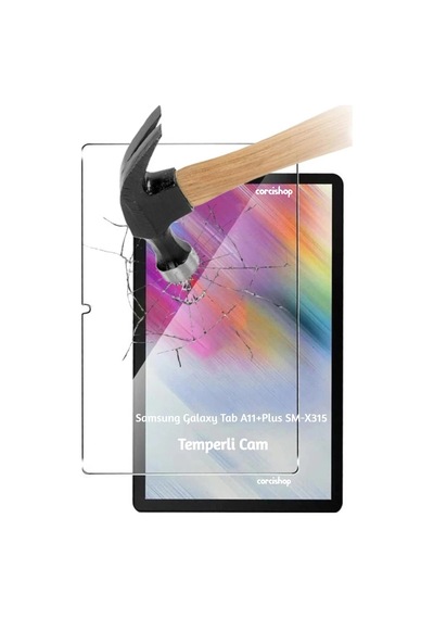 Samsung Galaxy Tab A11+ Plus Sm-x310 11 İnç Uyumlu Kırılmaz Tablet Temperli Cam Ekran Koruyucu