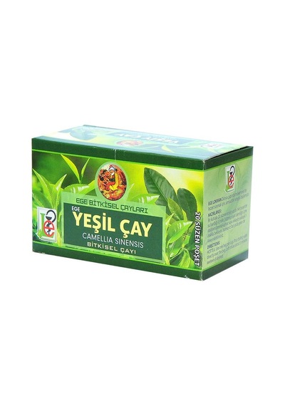 Ege Lokman Yeşil Bitkisel Süzen Poşet Çay 20 x 1.5 G