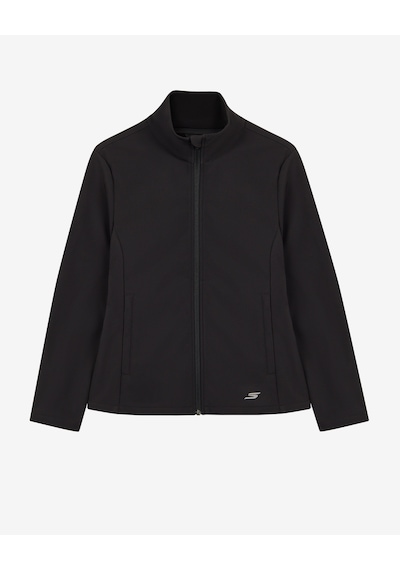 Skechers W Fıtted Softshell Turtle Neck Jacket Kadın Siyah S2620143-3817