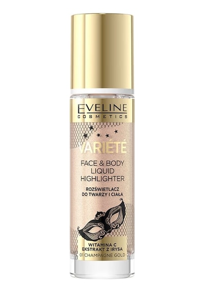 Eveline Cosmetics Variete Likit Vegan Highlighter 01 Champagne Gold 30 ML