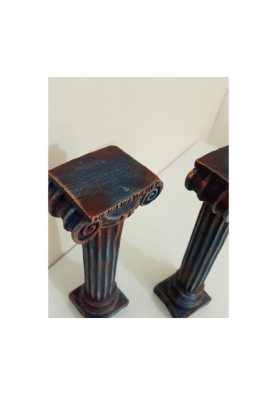 Mumluk 2li Küçük Şamdan Çocuk Bebek Odası Dekorasyon Mavi - 549935917 Mavi