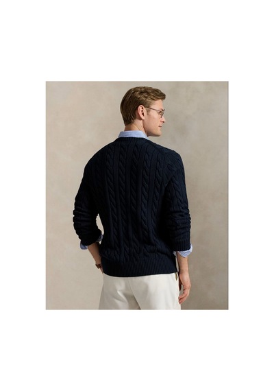 Polo Ralph Lauren Örgülü Triko Kazak Lacivert