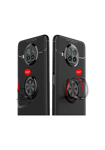 Xiaomi Mi 10T Lite 5G Kılıf Yüzüklü Magnetli Ravel Case