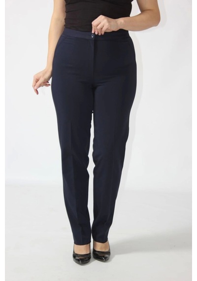 Moda Berray 2555 Gizli Cep Modeline Sahip Büyük Beden Pantolon Lacivert Lacivert