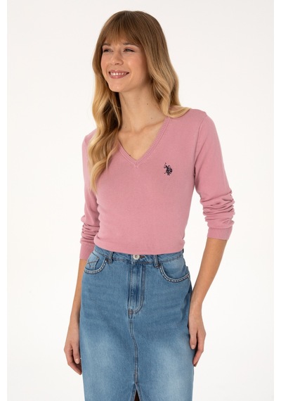 U.S. Polo Assn. U.s. Polo Assn. Kadın Koyu Pembe Kazak /triko 50313590-vr167