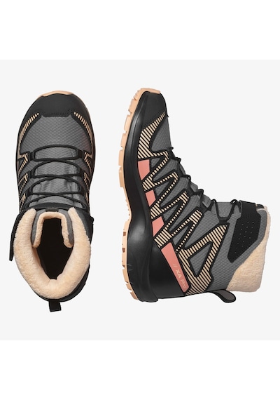 Salomon Xa Pro V8 Wınter Waterproof Çocuk Ayakkabı Pewter L47780000 Gri