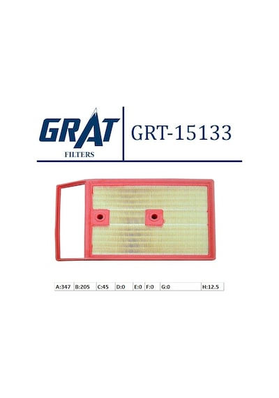 Hava Fıltresı Vw Polo 15-18 Audı A1 15-18 Seat Ibıza 16-17 Skoda Fabıa 15- GRT-15133