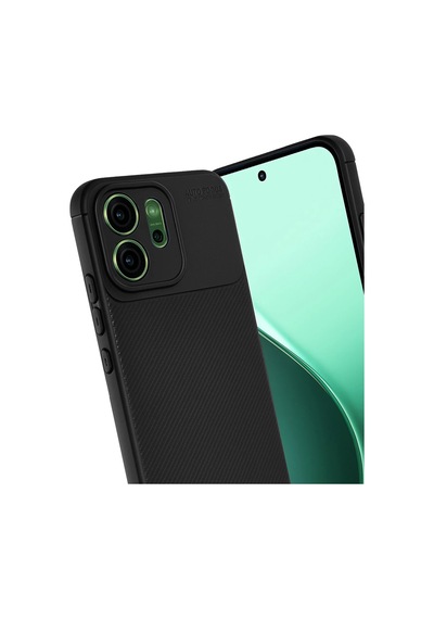 Cosmotex Newface Oppo Reno 14f Auto Focus Karbon Kapak - Siyah