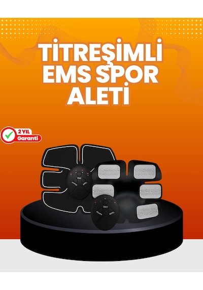 2025 A Kalite Ems Titreşimli Fitness Aleti Hızlı Kas Yapma Teknolojisi Siyah