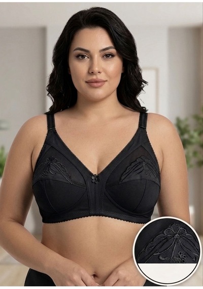 Sistina Siyah - 380 - Toparlayıcı Sütyen - 502 - - Csmo-tex - Beden 95