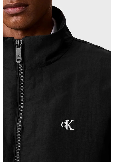 Calvin Klein Su Geçirmez Logolu Regular Fit Mont Lv04rg500gub1 Erkek Mont Lv04rg500g Ub1 Siyah
