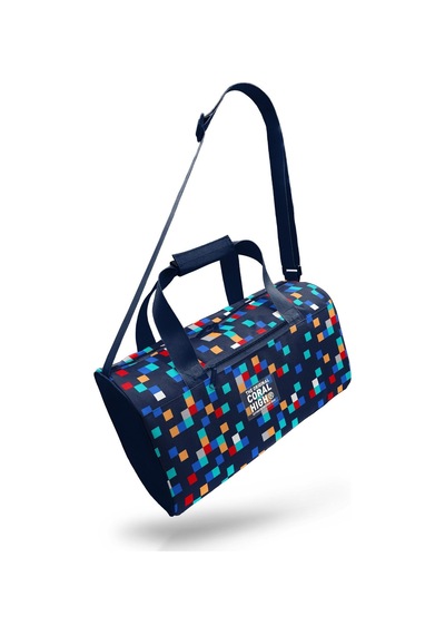 Coral High 27550 Erkek Çocuk Spor Ve Seyahat Çantası - Lacivert Çok Renli Geometrik Desenler