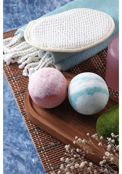 Efsina Köpük Yapıcı Banyo Topu 2'li Set Bath Ball 115 G X 2 Diğer