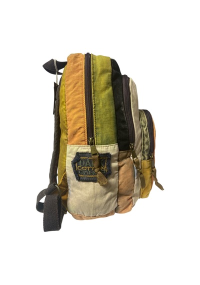 Dark Cotton Kaliteli Vintage Salaş Yıkama Kumaş Disayn Günlük Gezi Okul Sırt Çantası 30cmx40cm Camel